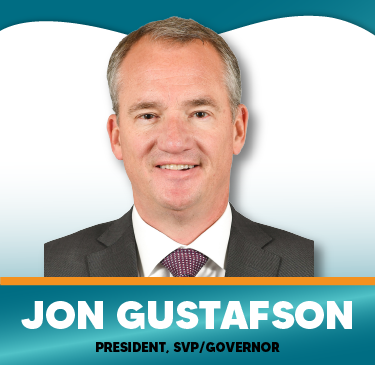 Jon Gustafson - President, SVP/Governor