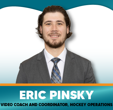 Eric Pinsky - Video Coach and Coordinator, Hockey Operations