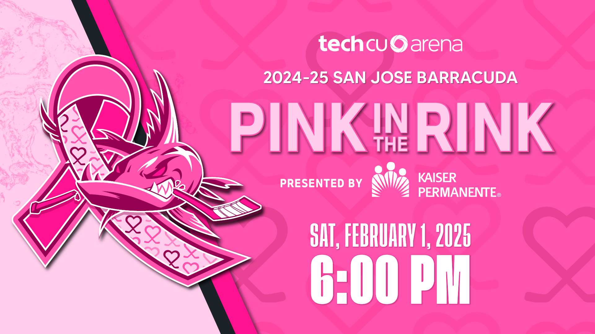 Pink in the Rink January 27 2024 Tech CU Arena